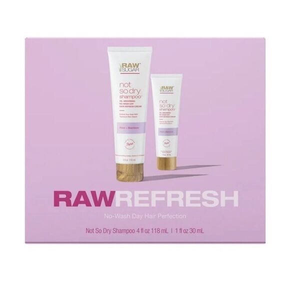 RAW SUGAR - NWT Raw Refresh "Not-So-Dry" Shampoo Gift Set (1-4 oz + 1-1 oz) - Picture 10 of 10